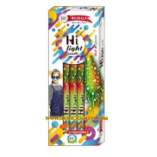Colour  crash candle (multi colour & crackling 3 pcs )