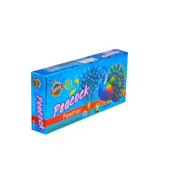 Peacock tiles 2pcs